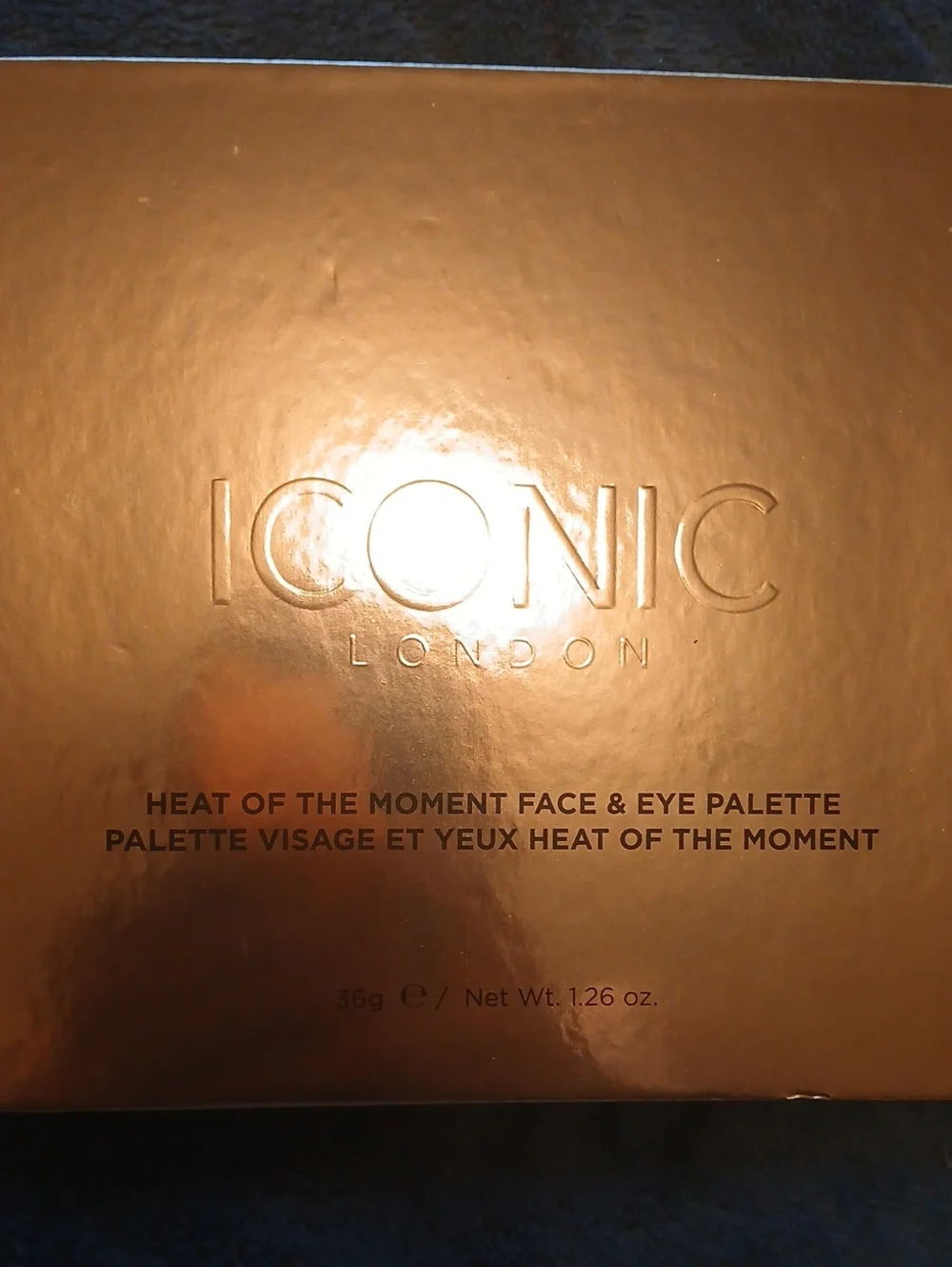 ICONIC London Heat Of The Moment Face & Eye Palette — Rose Gold